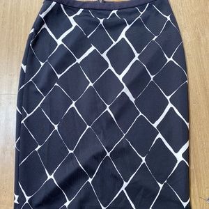 Black and white skirt